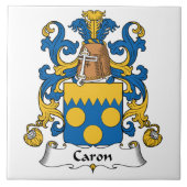 Caronの家紋 タイル (正面)