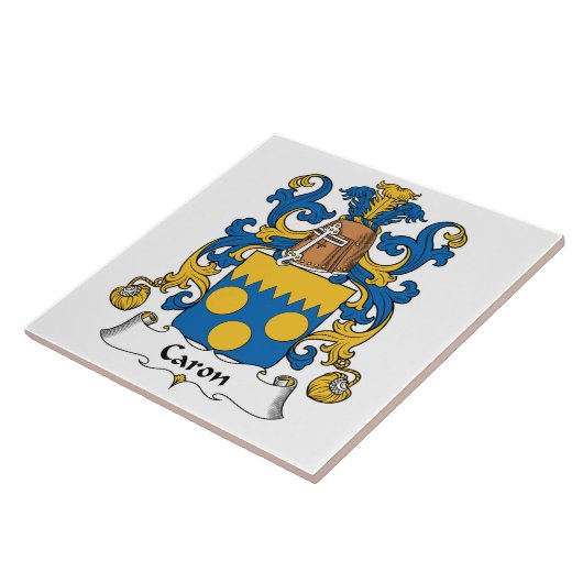Caronの家紋 タイル (側面)