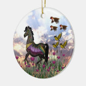 Carousalの馬のオーナメント セラミックオーナメント (左)