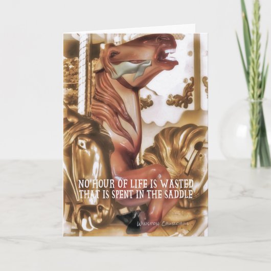 CAROUSEL COLOR Greeting Card サンキューカード (正面)