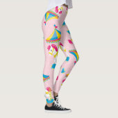 Carousel Dreams: Pink Pony & Pastel Leggings レギンス (右)