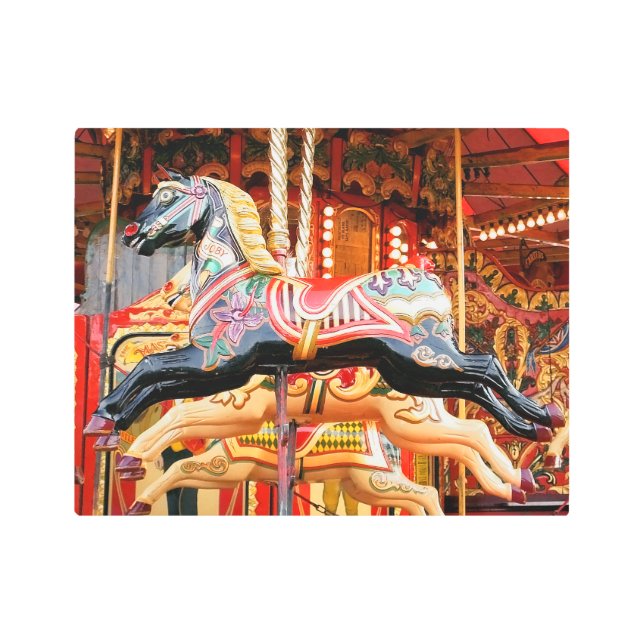 CAROUSEL HORSE メタルプリント (正面)