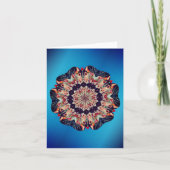 Carousel Horse Abstract Art Note カード (正面)