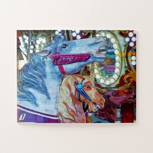 Carousel Horse Race ジグソーパズル (横)