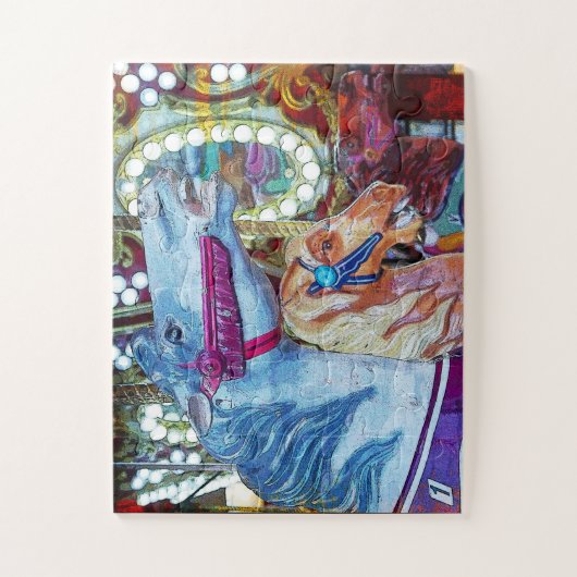 Carousel Horse Race ジグソーパズル (縦)