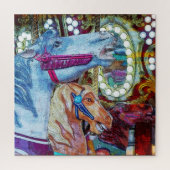 Carousel Horse Race ジグソーパズル (縦)