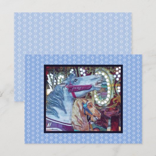 Carousel Horse Race ポストカード (正面/裏面)