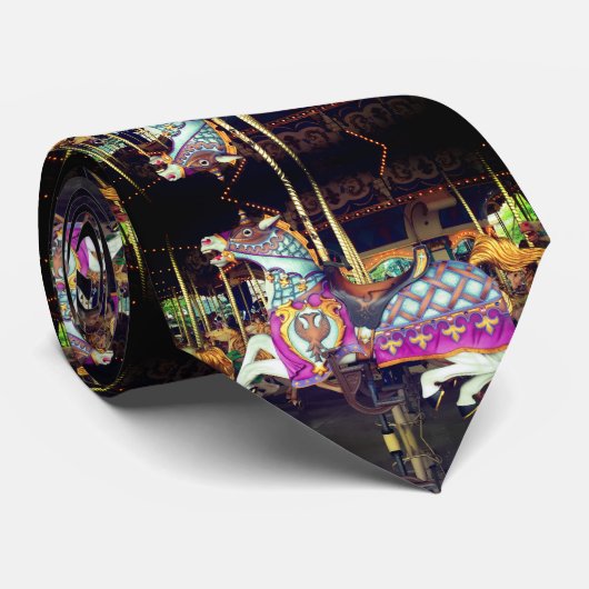 Carousel Horses ネクタイ (ロール)