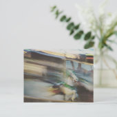 Carousel Horses Summer Days at the Fair Abstract ポストカード (スタンド正面)