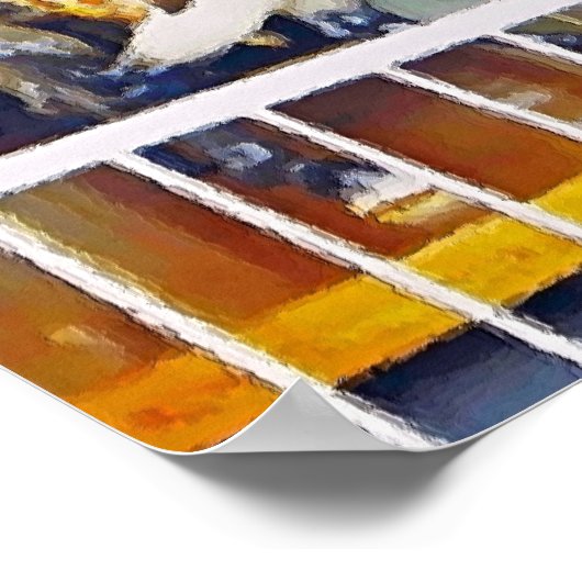 Carousel in Oil poster ポスター (角)