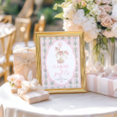Carousel Pink Cards and Gifts Sign ポスター