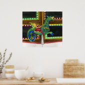 Carousel Seahorse Poster/Print ポスター (キッチン)