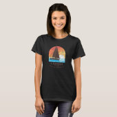 Carova Beach  NC Vacationing Sailboating Sunrise Tシャツ (正面フル)