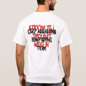 carp02のコイの暗殺者 tシャツ (裏面)