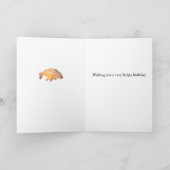 Carp Fish Birthday card カード (内部)