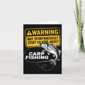 Carp Fishing Design For Men Funny Catfish And Carp カード (正面)