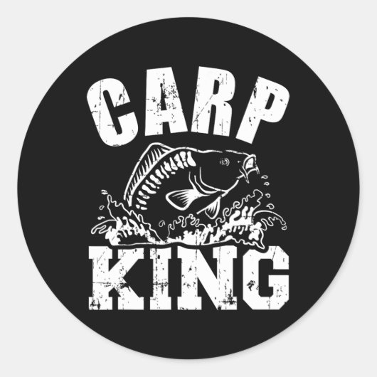 Carp King Fishing  ラウンドシール (正面)