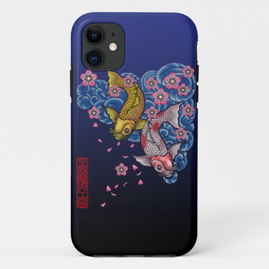 Carp sakura Case-Mate iPhoneケース (裏面)