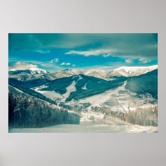 Carpathian mountains nature vacation mountainbeaut ポスター (正面)