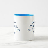 CarpeこのDiemからの地獄 ツートーンマグカップ (中央)