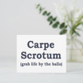 Carpeの陰嚢 ポストカード (スタンド正面)