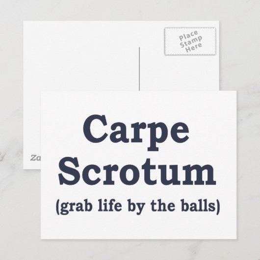 Carpeの陰嚢 ポストカード (正面/裏面)