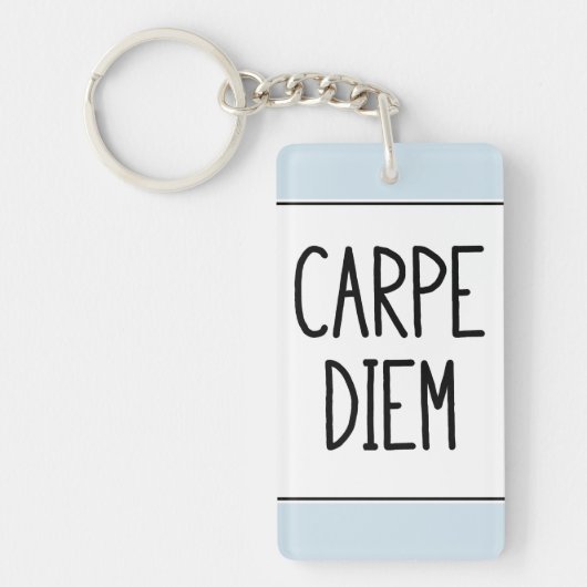 carpeのdiemのkeychain -感動的なやる気を起こさせる キーホルダー (正面)