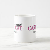 Carpe猫の(猫を握って下さい)ギフト コーヒーマグカップ (中央)