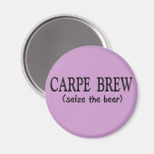 CARPE BREW (ビールを手に入れる) マグネット (正面/裏面)