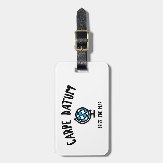 Carpe Datumがマップを押収 ラゲッジタグ (正面縦)