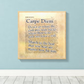 Carpe Diemとその他 – - – キャンバスアートプリント キャンバスプリント (インサイチュ (ウッドフロア))