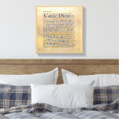 Carpe Diemとその他 – - – キャンバスアートプリント キャンバスプリント (インサイチュ (寝室))