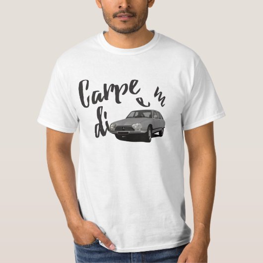 Carpe DiemとGS - 9色 – DIY Tシャツ (正面)