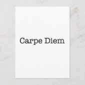 Carpe Diemは日の引用文-引用文--を握ります ポストカード (正面)