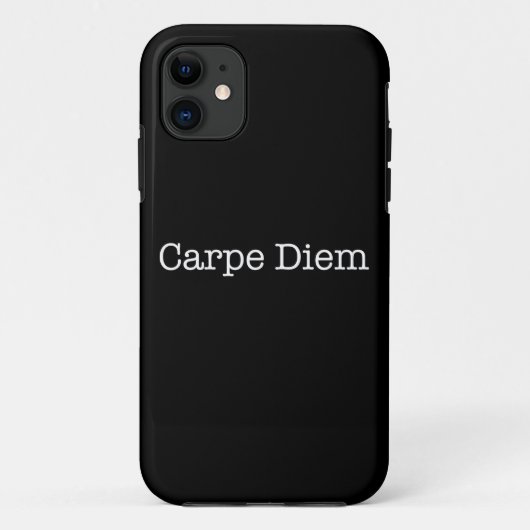 Carpe Diemは日の引用文-引用文--を握ります Case-Mate iPhoneケース (裏面)