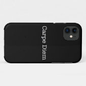 Carpe Diemは日の引用文-引用文--を握ります Case-Mate iPhoneケース (裏面(横))