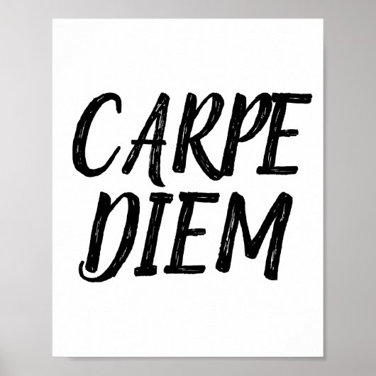 CARPE DIEMやる気を起こさせるポスター ポスター (正面)