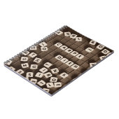 Carpe Diemスクランブルレタータイル ノートブック (左側)