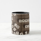 Carpe Diemスクランブルレタータイル マグカップ (中央)