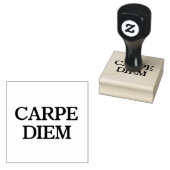 Carpe Diem大きなゴム印とハンドル ラバースタンプ (押印)