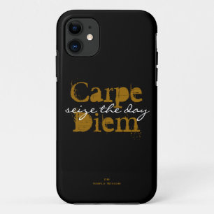 Carpe Diem-は日のiPhone 5の例を握ります iPhone 11 ケース