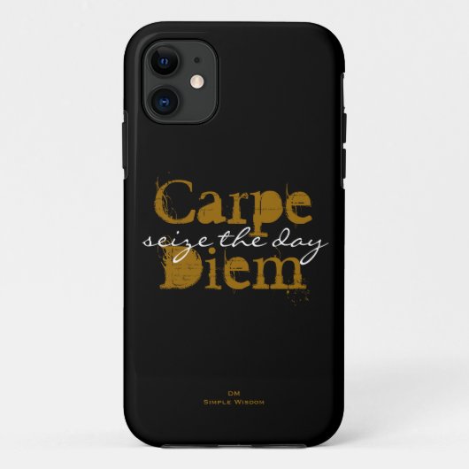 Carpe Diem-は日のiPhone 5の例を握ります Case-Mate iPhoneケース (裏面)