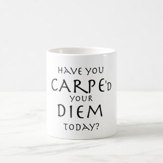 Carpe Diem コーヒーマグカップ