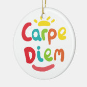 Carpe Diem セラミックオーナメント (左)