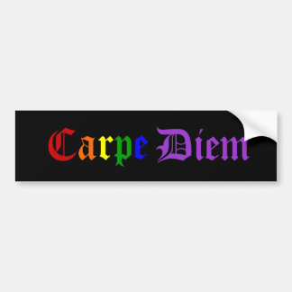 Carpe Diem -プライド バンパーステッカー