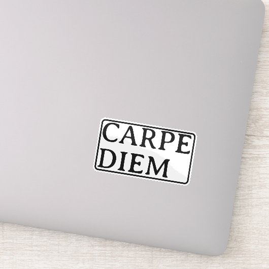 Carpe Diem ラテン語 引用 ステッカー シール (詳細)