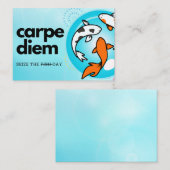 Carpe Diem - 一日を大切に!カード ノートカード (正面/裏面)