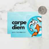 Carpe Diem - 一日を大切に!カード ノートカード (正面/裏面インサイチュ)