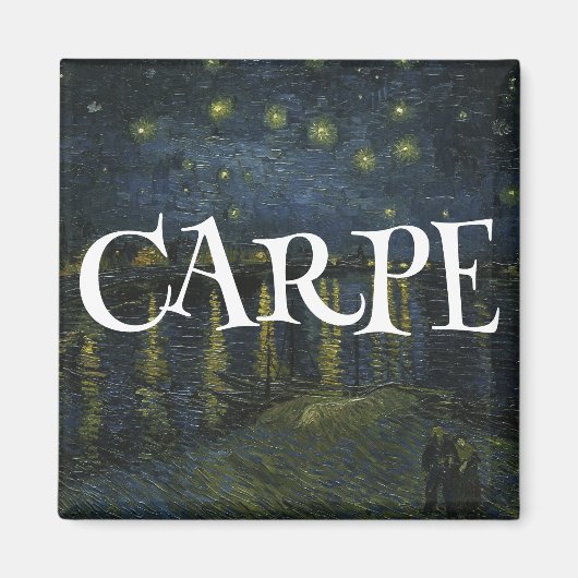 CARPE DIEM 今この瞬間を生きる MOMENT マグネット (正面)
