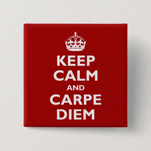 Carpe Diem! 缶バッジ (正面)